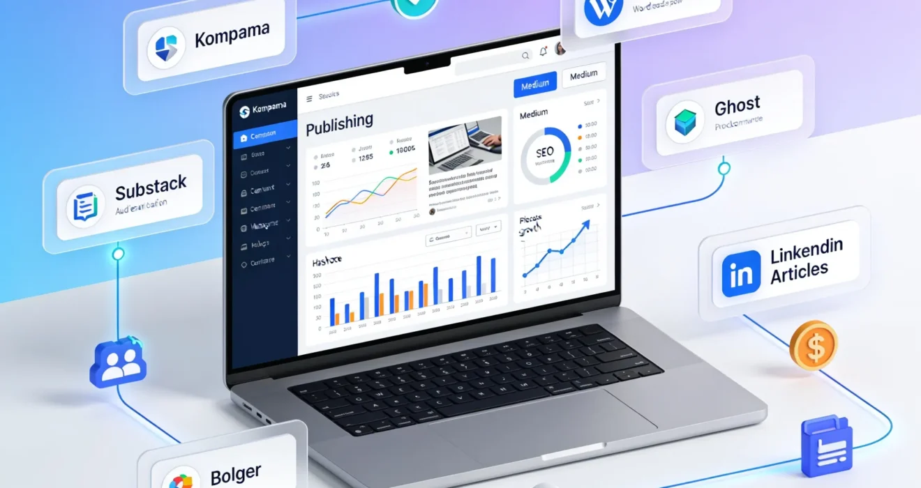 Comparison of Kompama alternatives including modern digital publishing platforms with SEO, content management, and audience growth features in 2026.