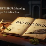 Ancient Latin manuscript showing the word Incfidelibus and its possible historical meaning and online use